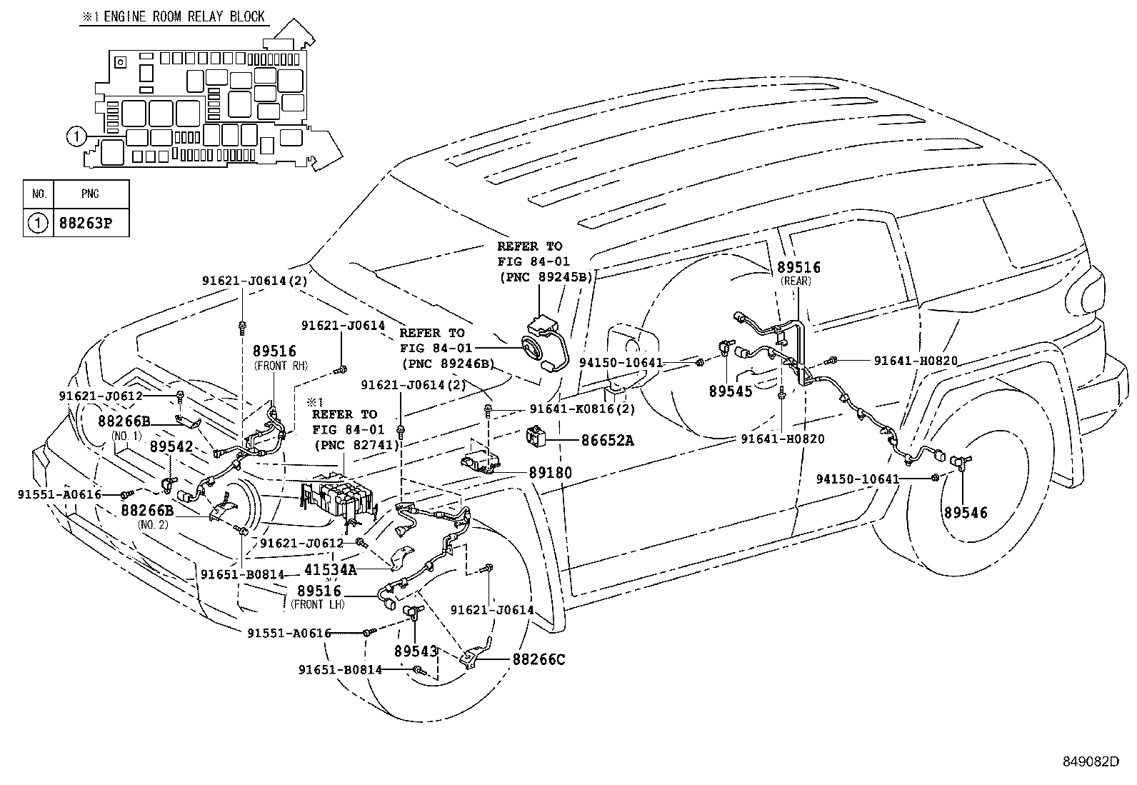 Toyota 41534-60020 BRACKET, FRONT DIFFERENTIAL BREATHER