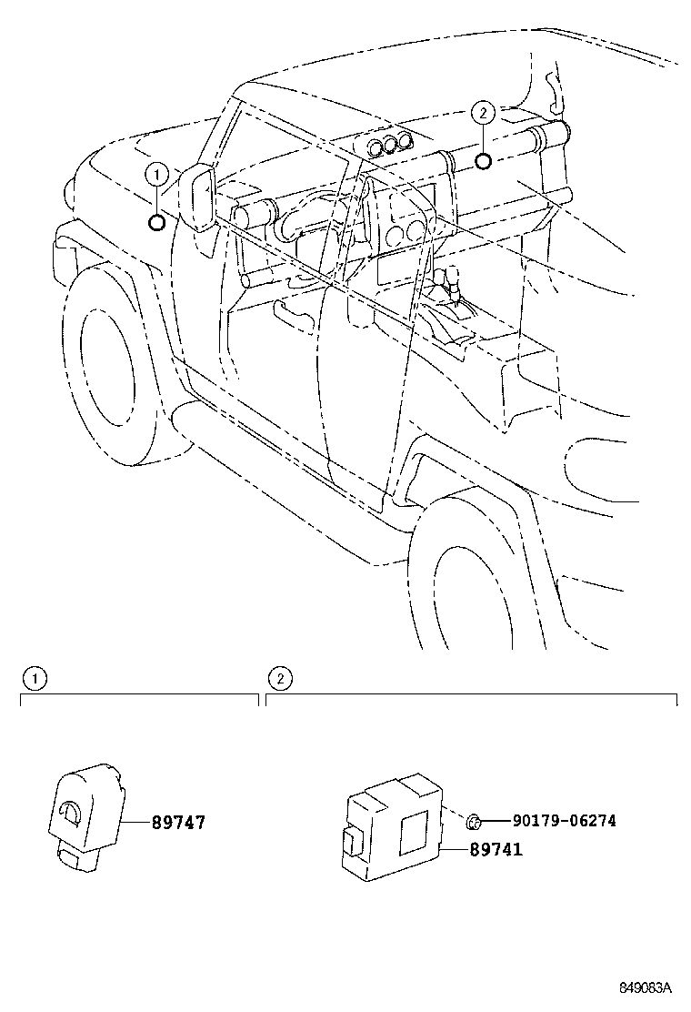 Toyota 89741-35031 RECEIVER, DOOR CONTROL