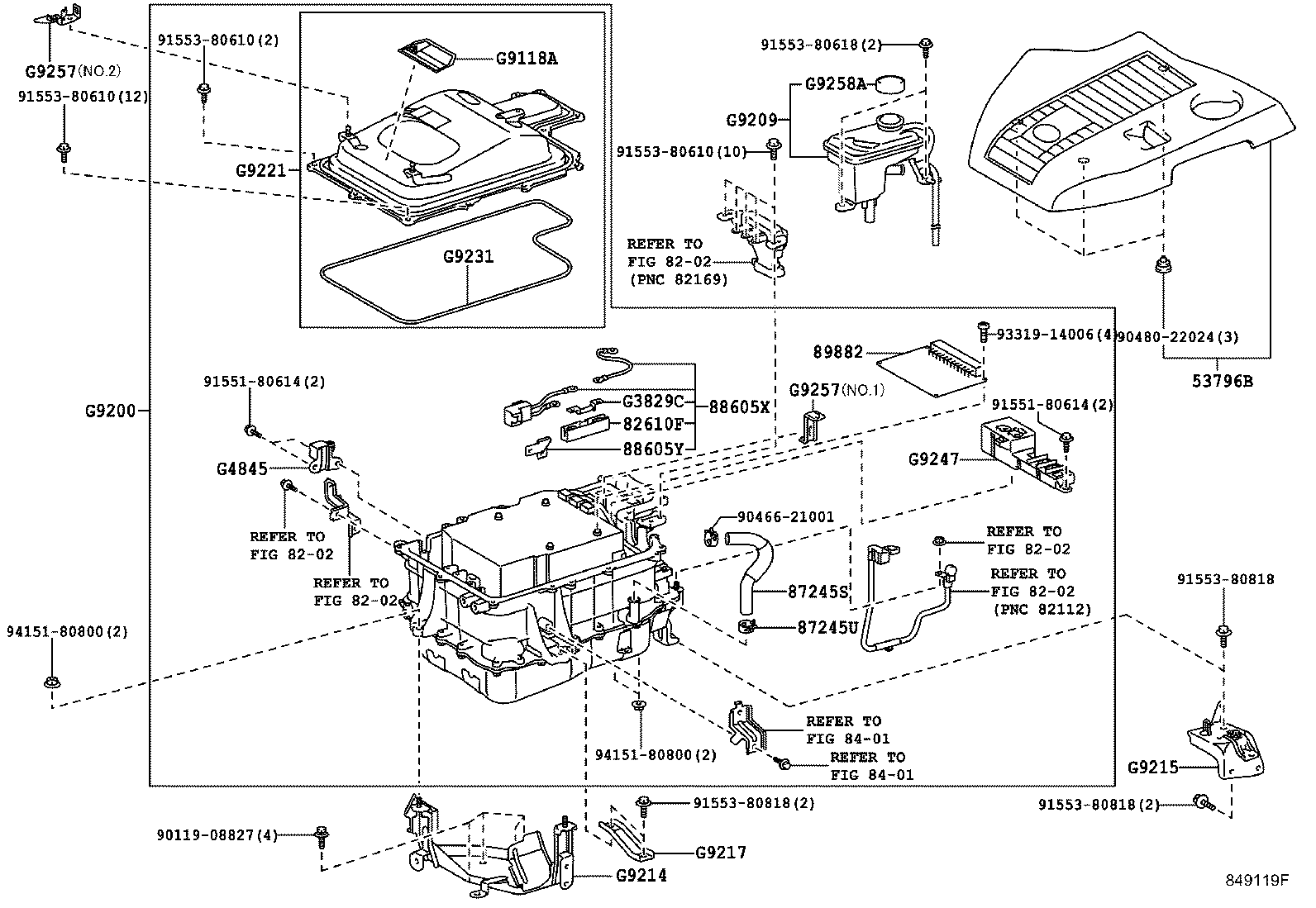 Toyota G9209-48010 TANK SUB-ASSY, INVERTER RESERVE