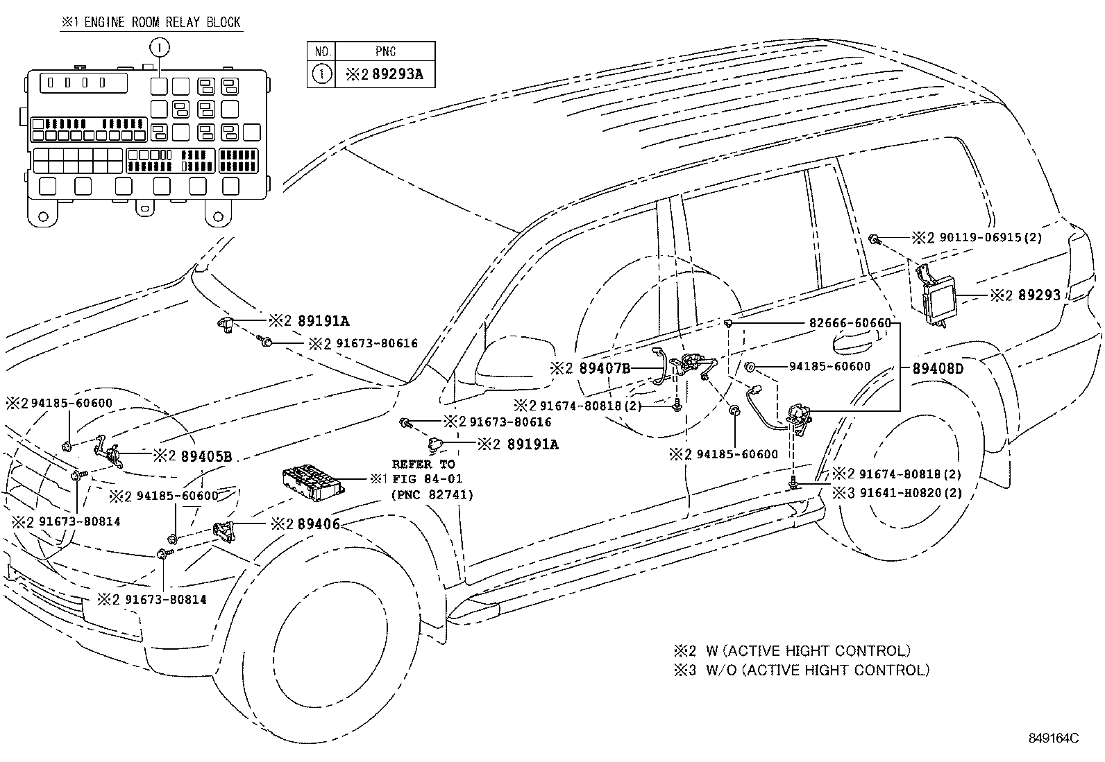 89293-60070 COMPUTER, SUSPENSION CONTROL product image