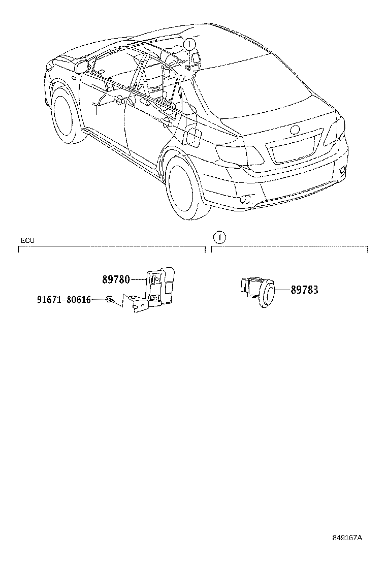 89780-12240 COMPUTER ASSY, TRANSPONDER KEY product image