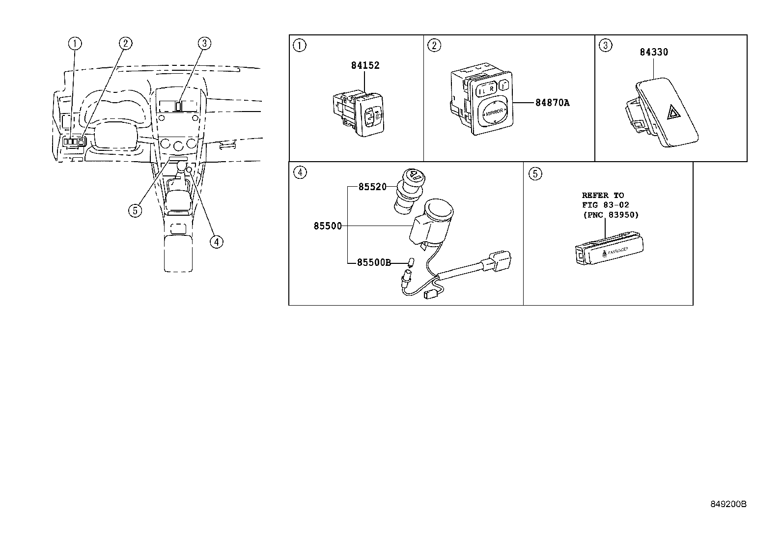 82631-12080 HOLDER ASSY, FUSE product image