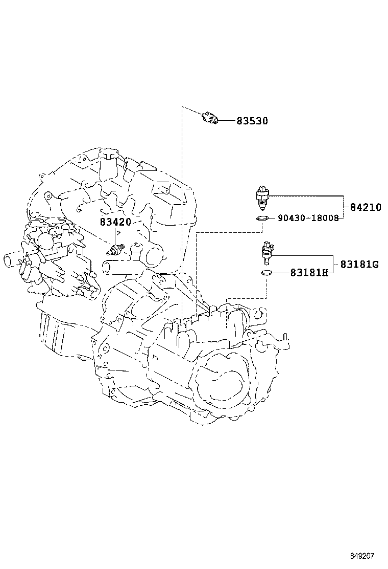82631-12080 HOLDER ASSY, FUSE product image
