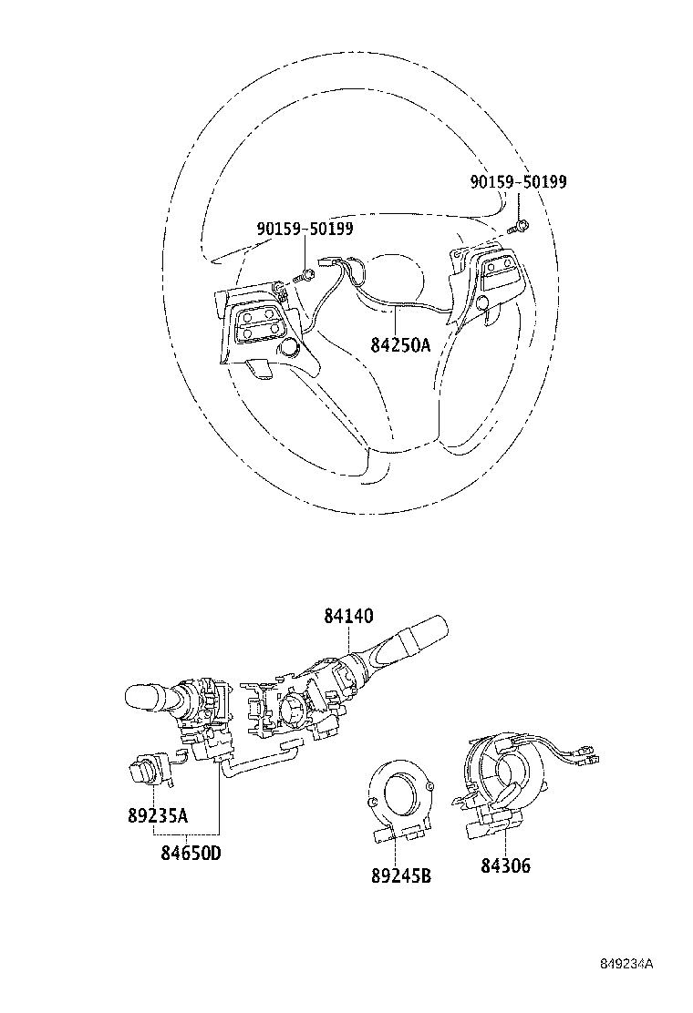 84030-30090 SWITCH ASSY,MULTIPLEX NETWORK product image