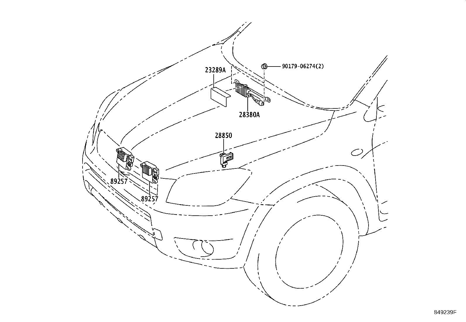 82730-42110 BLOCK ASSY, INSTRUMENT PANEL JUNCTION product image