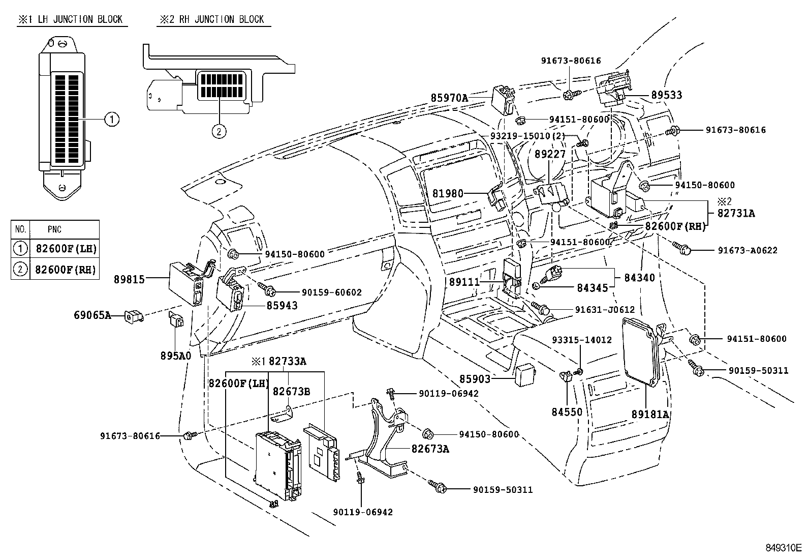 82620-0C030 BLOCK ASSY, FUSIBLE LINK product image