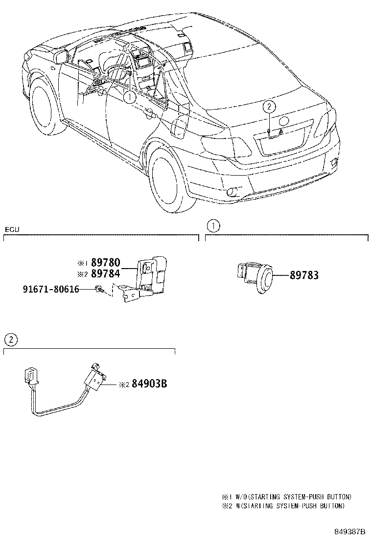 89780-12290 COMPUTER ASSY, TRANSPONDER KEY product image