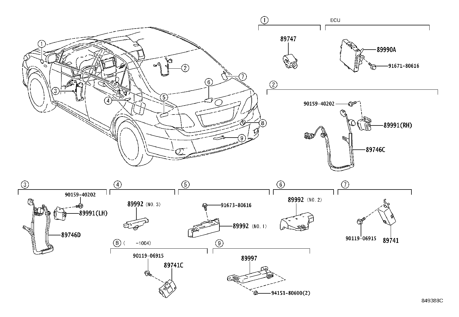 89990-02020 COMPUTER ASSY, SMART KEY product image