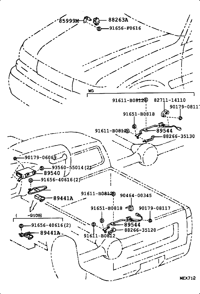 Toyota 89540-35040 COMPUTER ASSY, SKID CONTROL