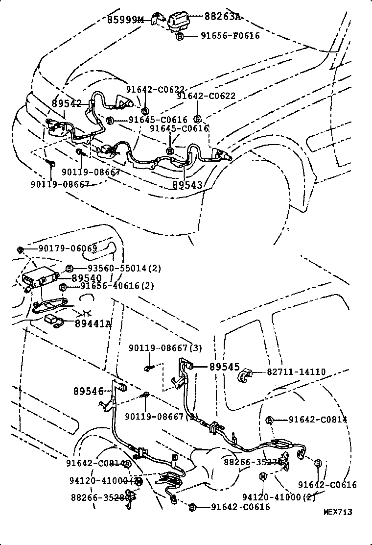 Thumbnail 2 for 89540-35020