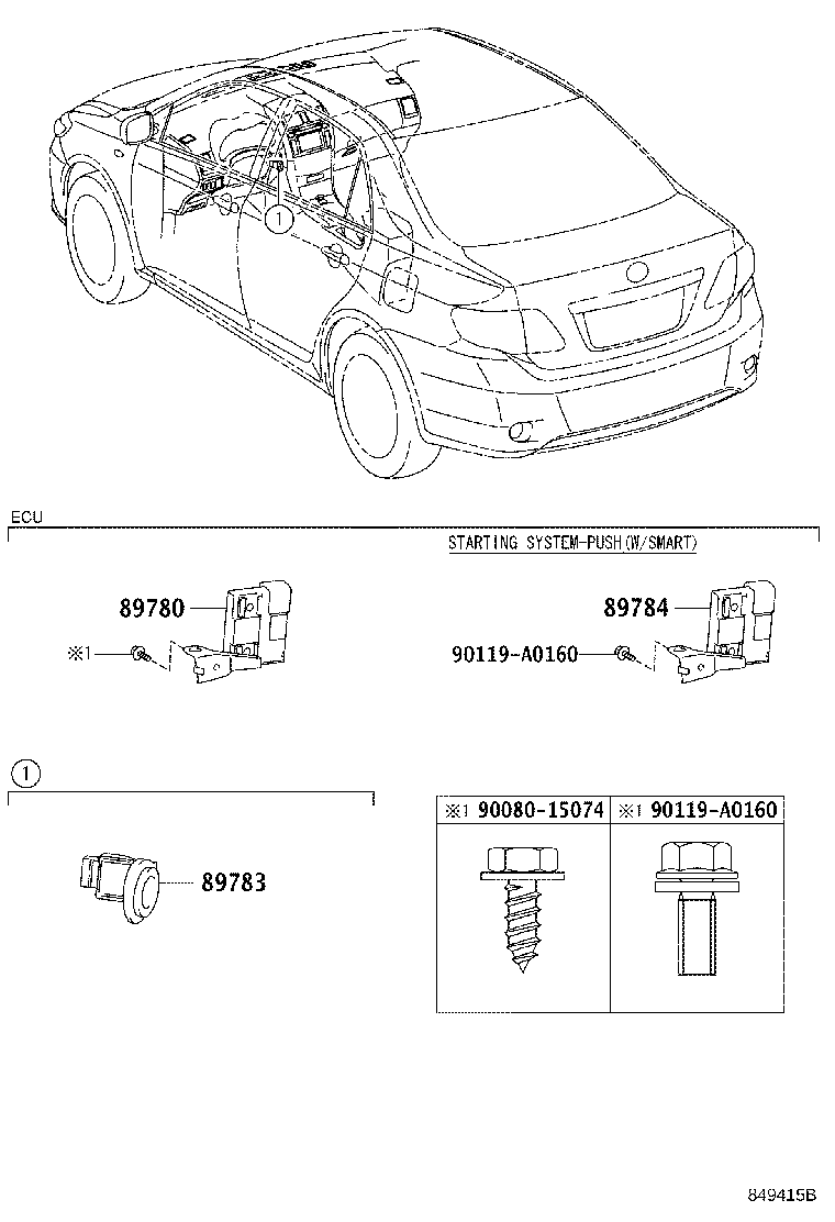 Toyota 89780-02100 COMPUTER ASSY, TRANSPONDER KEY