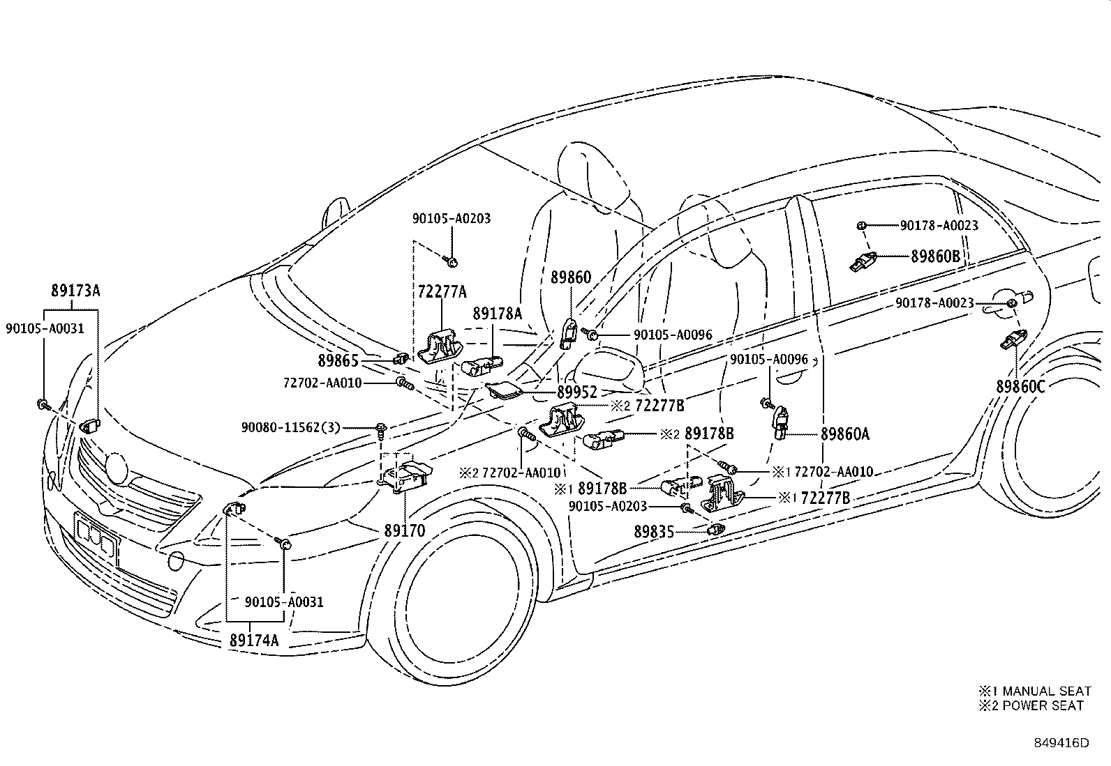 89952-02011 COMPUTER, OCCUPANT DETECTION product image
