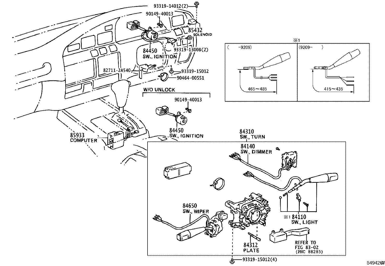 83320-69065 GAGE ASSY, FUEL SENDER product image
