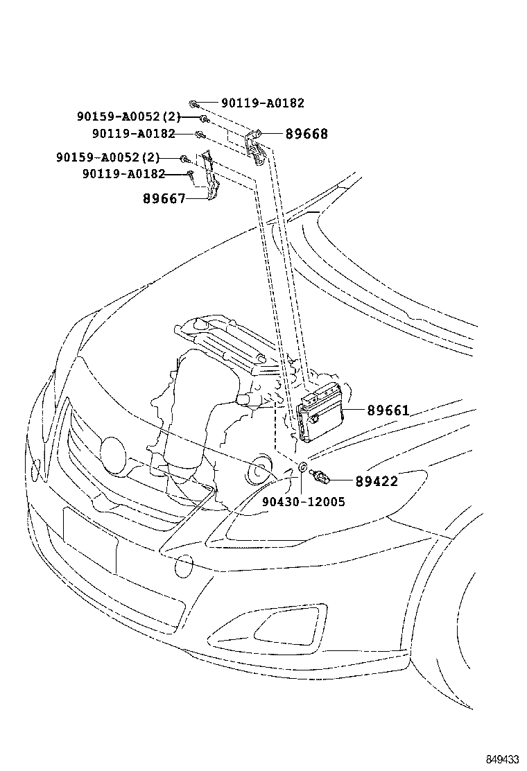 89661-02N01 COMPUTER, ENGINE CONTROL product image