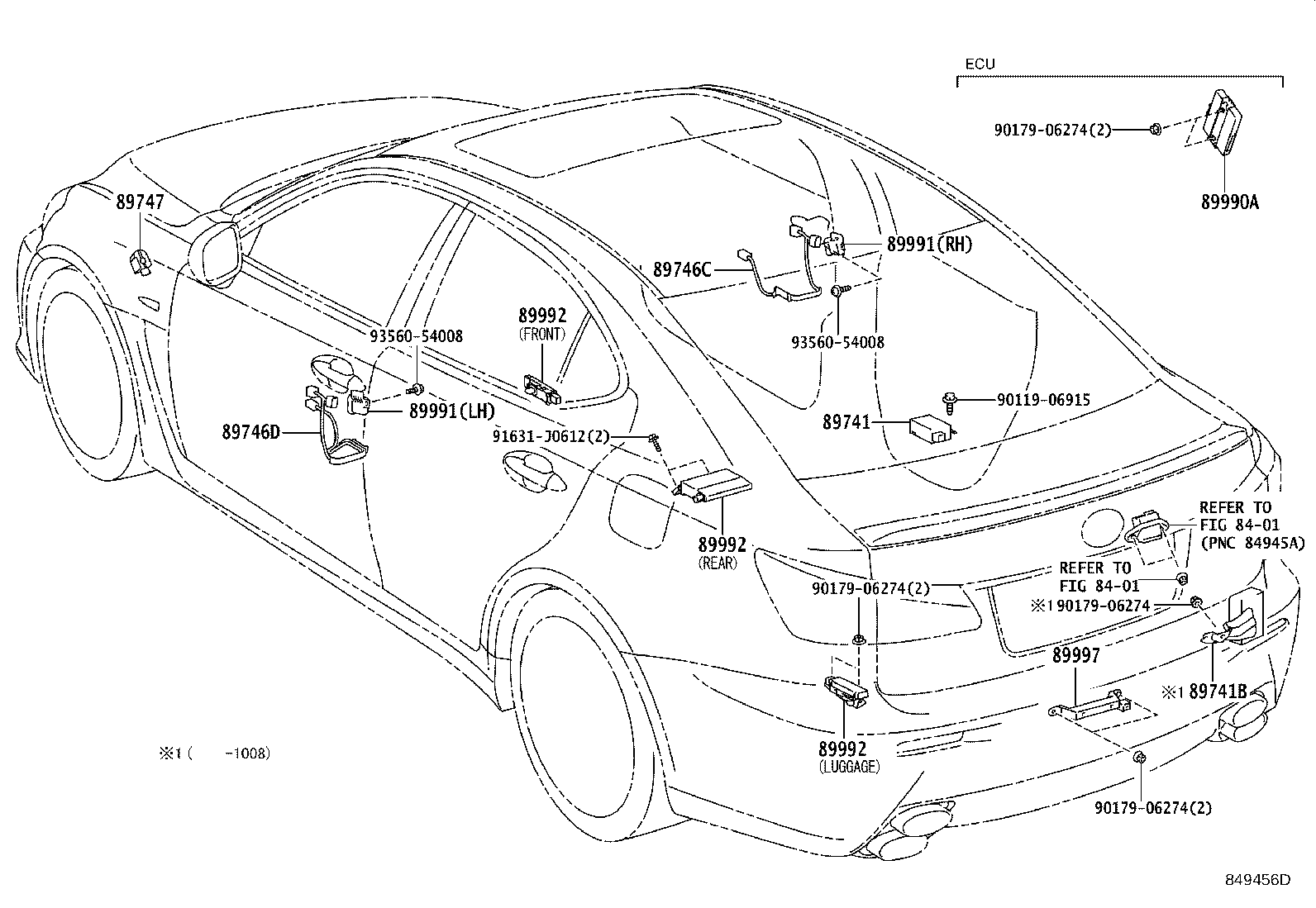 Toyota 89990-53082 COMPUTER ASSY, SMART KEY
