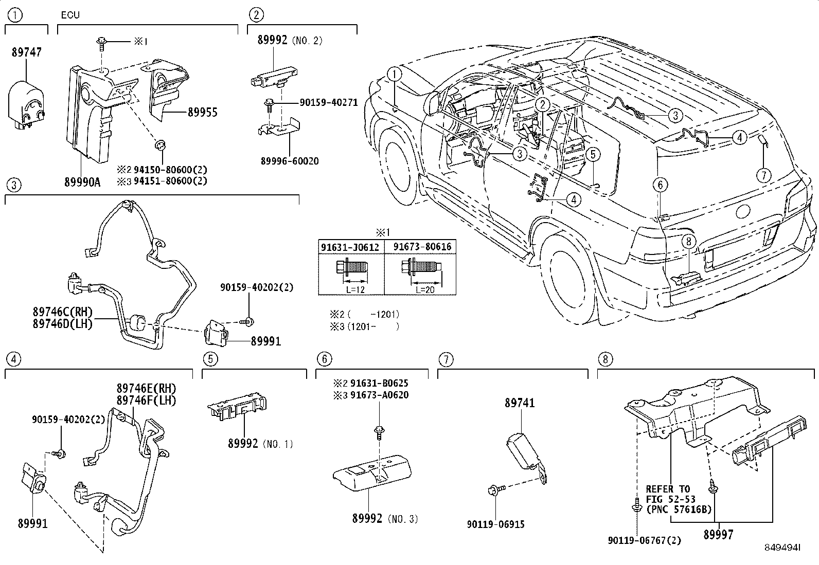 897B0-60040 RECEIVER ASSY, ELECTRICAL KEY & TPMS product image