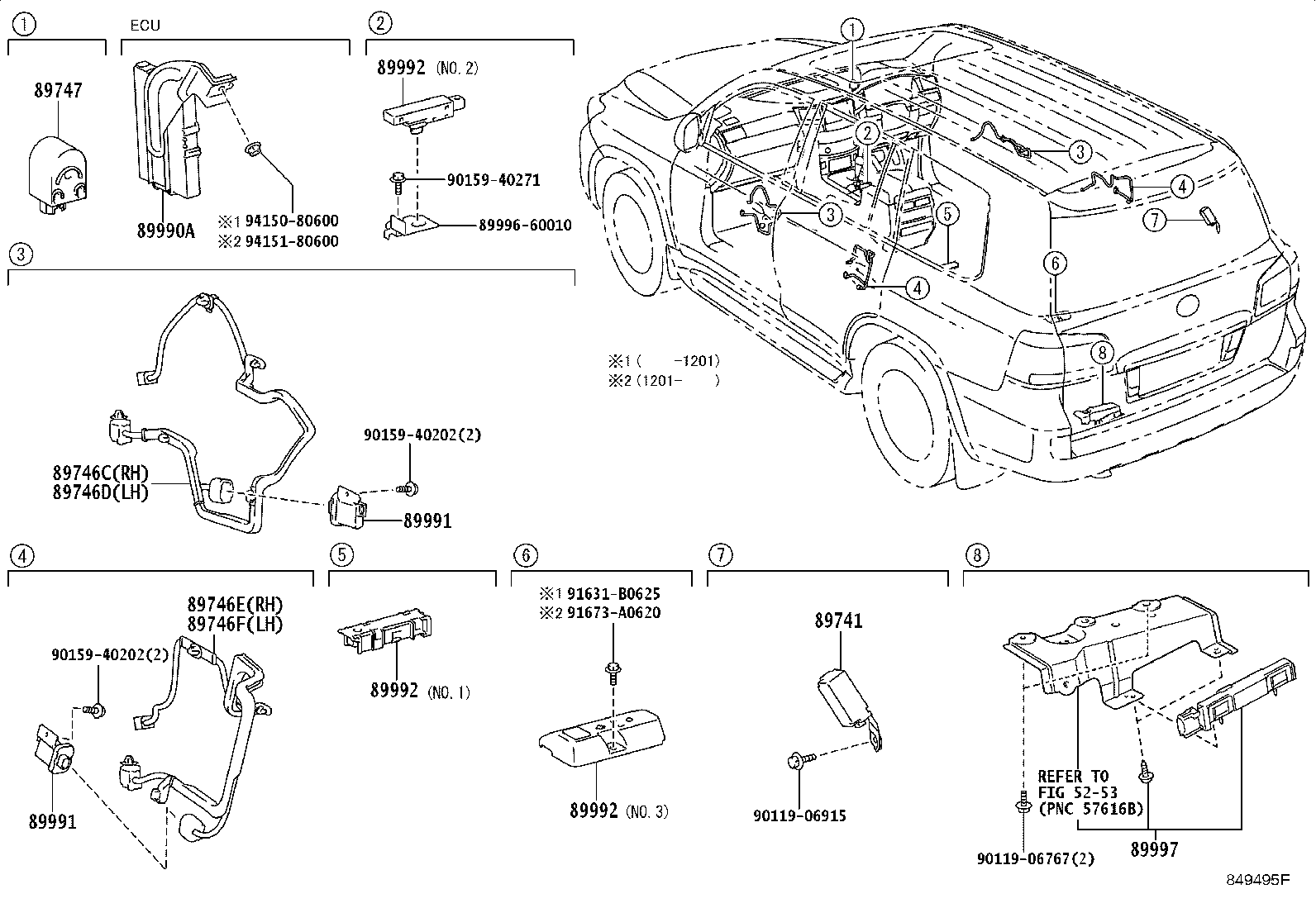 897B0-60040 RECEIVER ASSY, ELECTRICAL KEY & TPMS product image