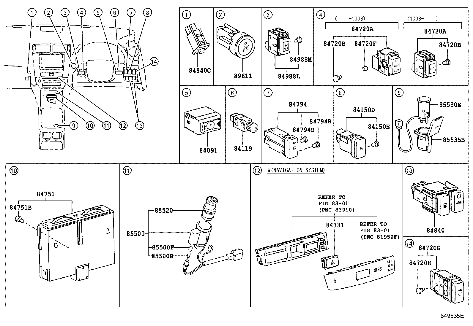 83320-53050 GAGE ASSY, FUEL SENDER product image