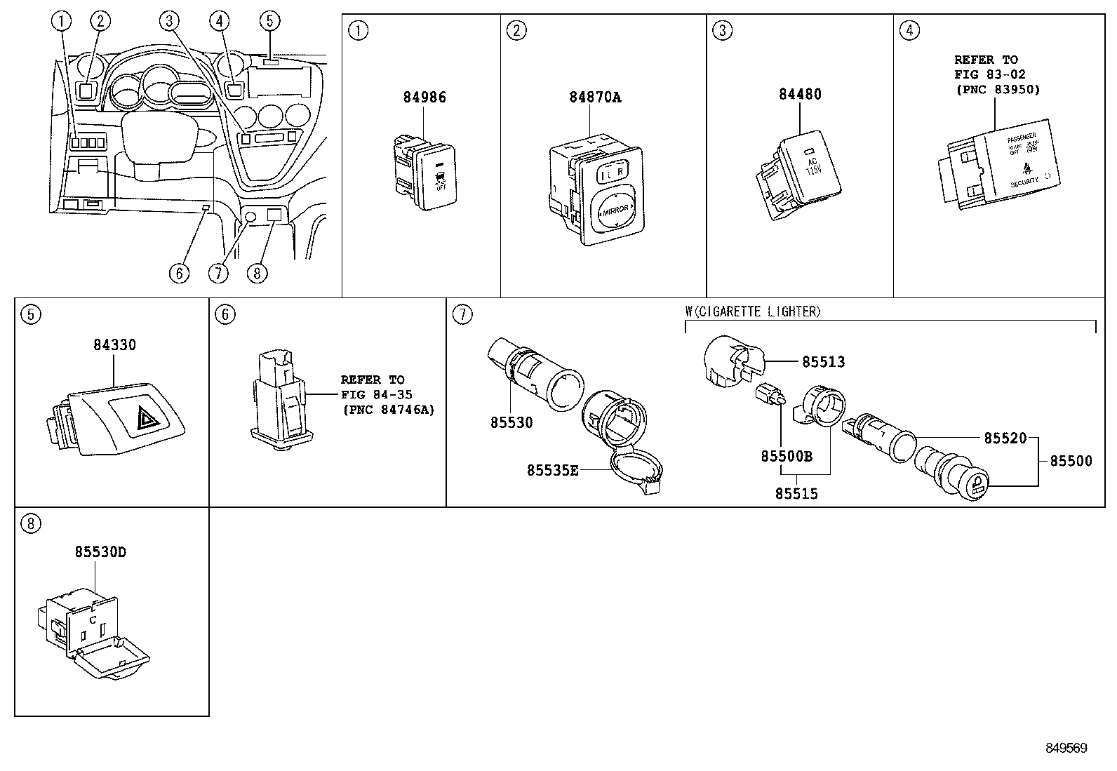 81980-02050 FLASHER ASSY, TURN SIGNAL product image