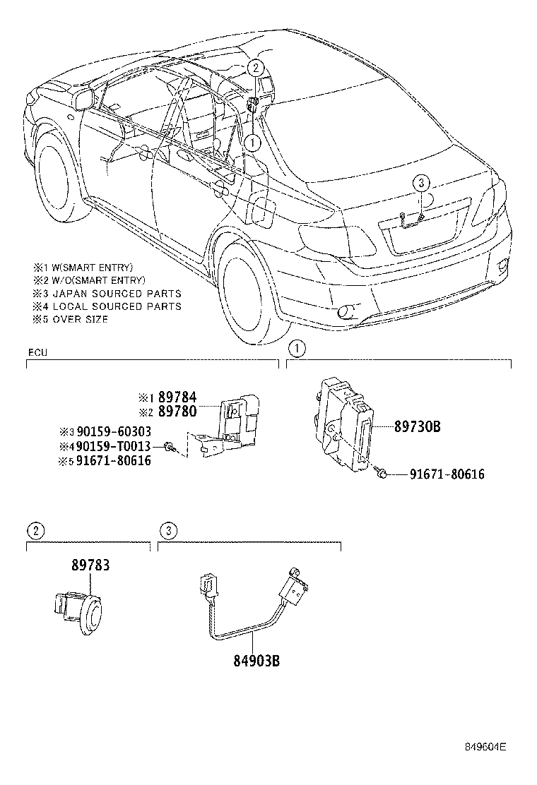 89730-02130 COMPUTER ASSY, THEFT WARNING product image