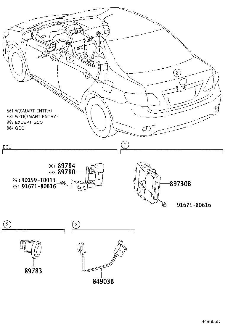 89730-02130 COMPUTER ASSY, THEFT WARNING product image