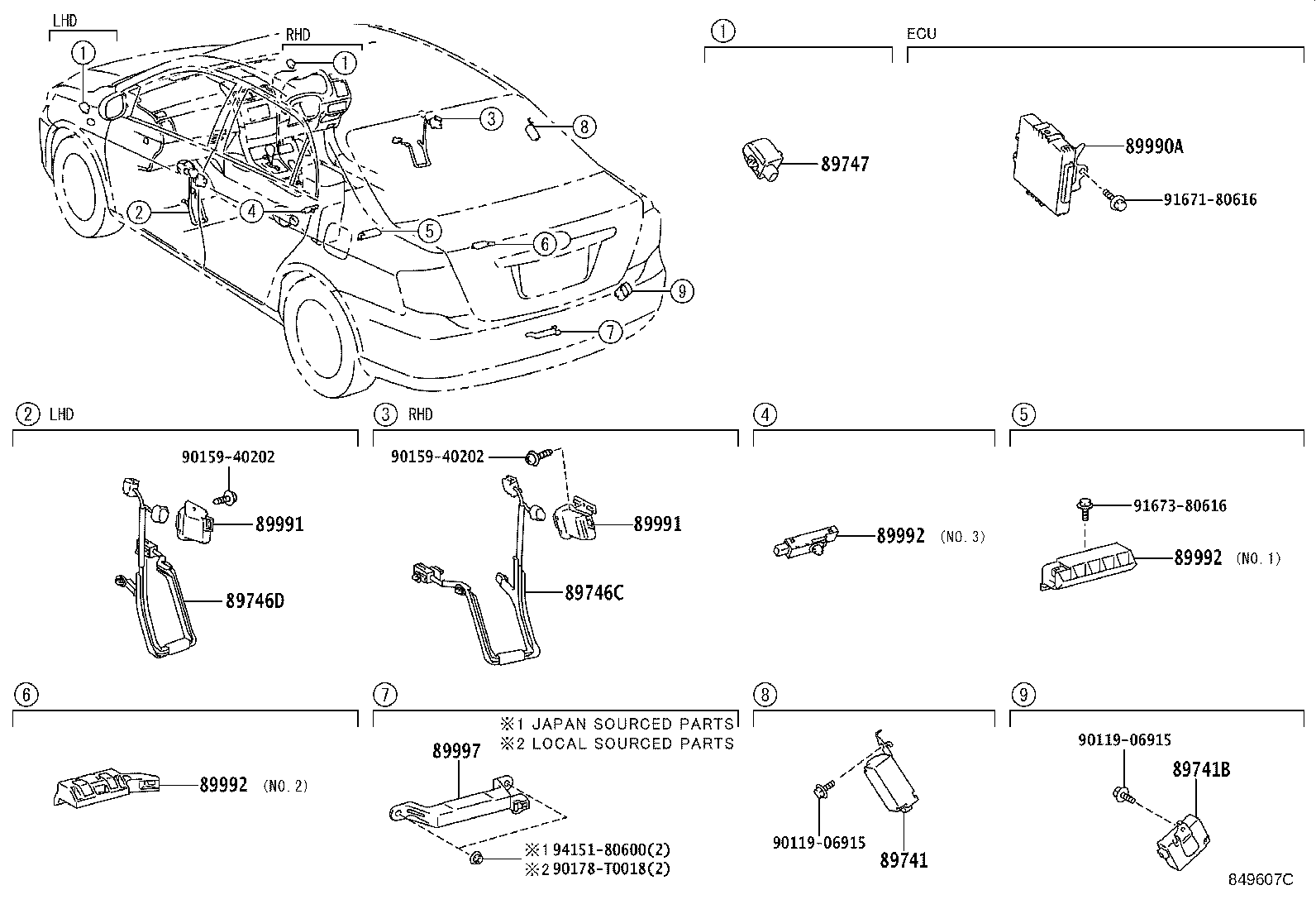 89990-12130 COMPUTER ASSY, SMART KEY product image