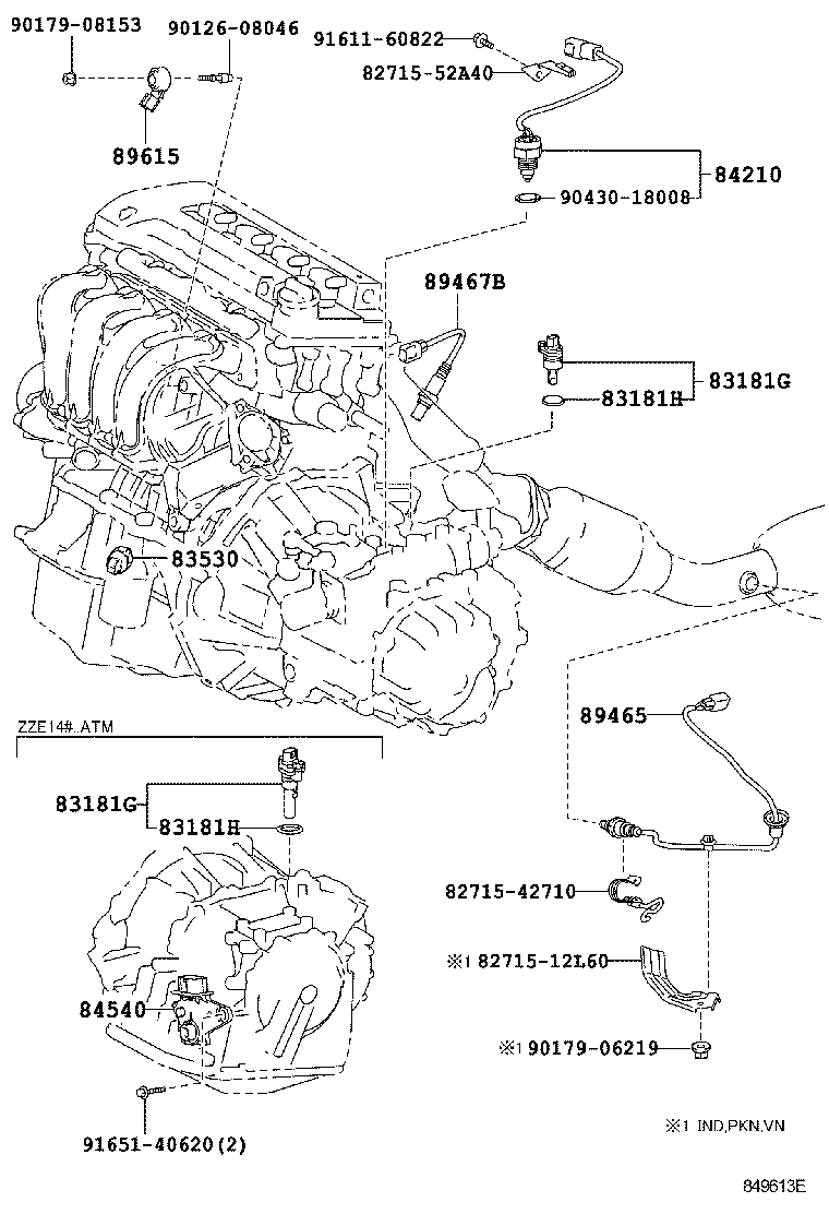 83320-02250 GAGE ASSY, FUEL SENDER product image