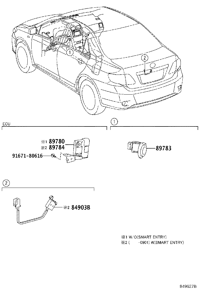 Toyota 89783-12101 AMPLIFIER, TRANSPONDER KEY