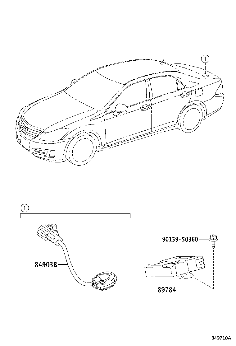 89784-30030 COMPUTER, IMMOBILIZER CODE product image