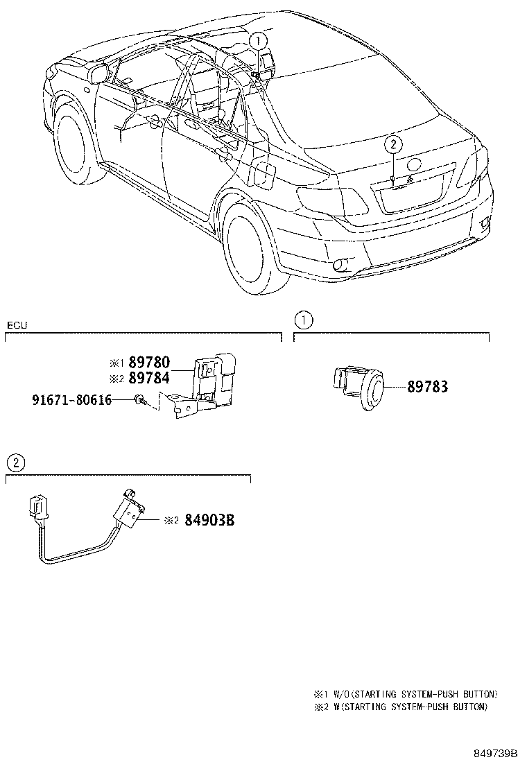 89780-12290 COMPUTER ASSY, TRANSPONDER KEY product image