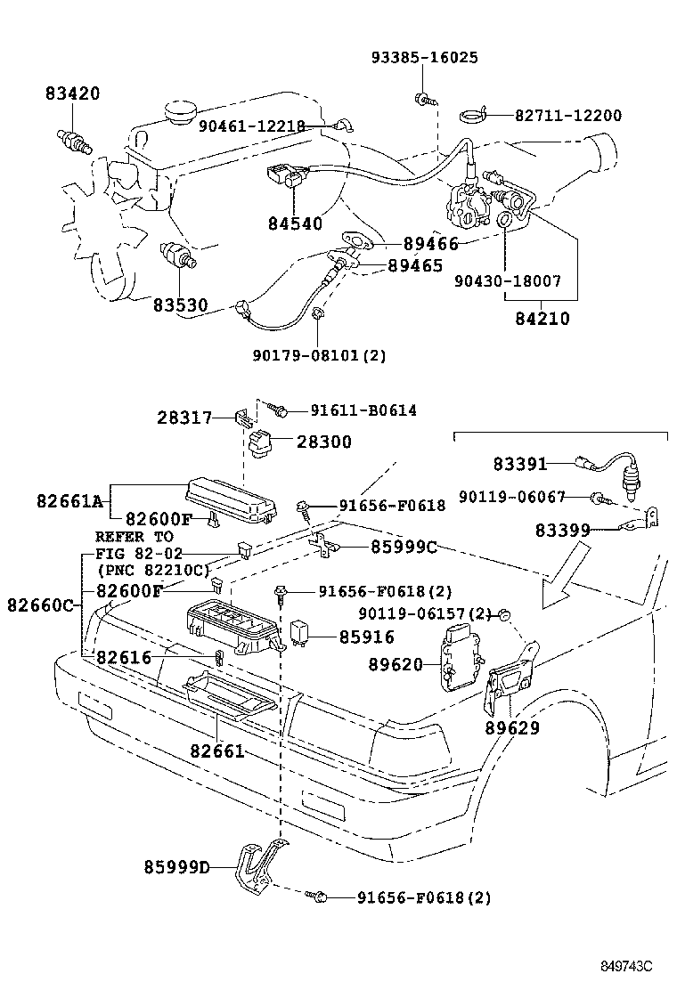 80590-22010 RELAY, KEY REMINDER product image