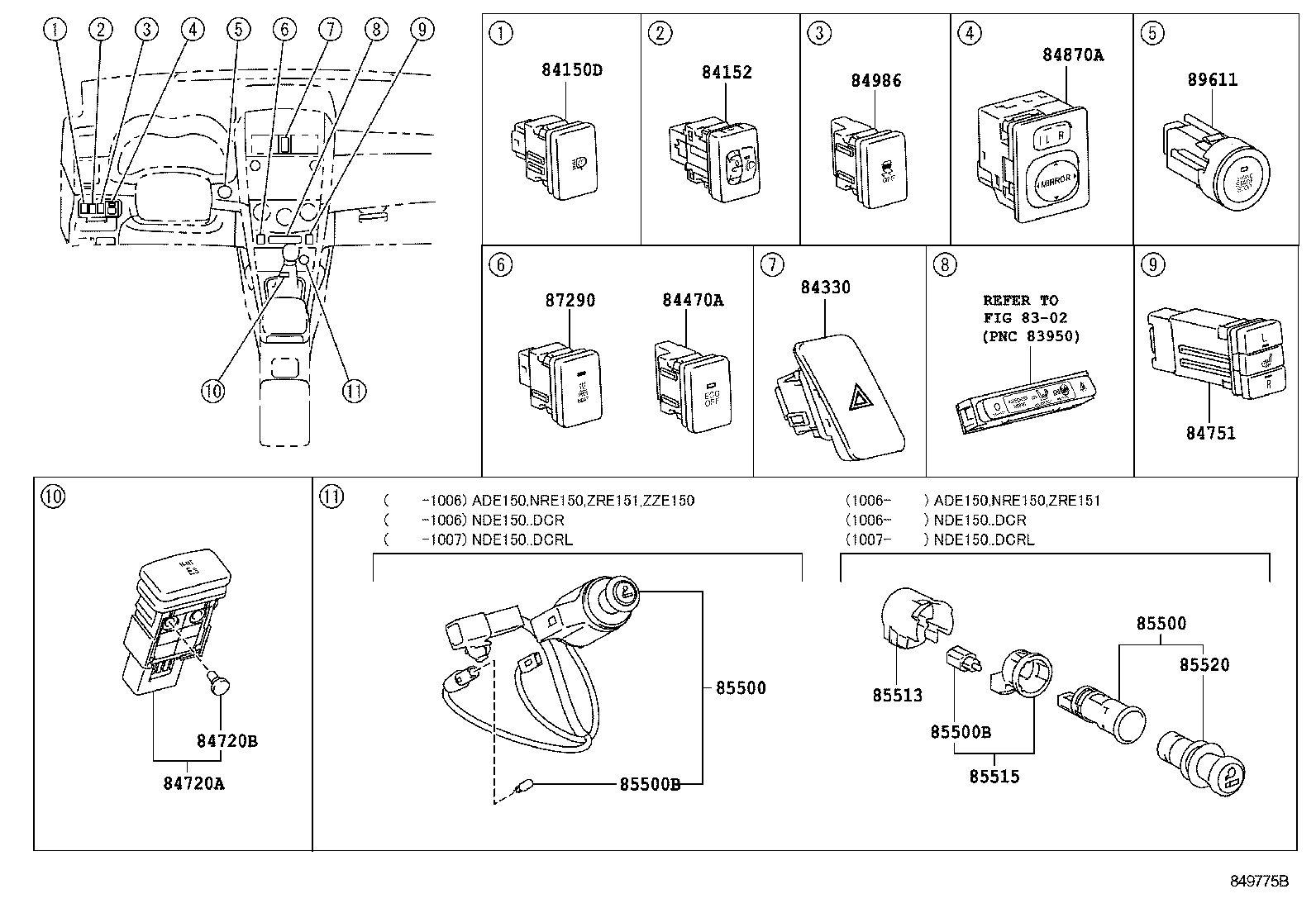 83320-02081 GAGE ASSY, FUEL SENDER product image