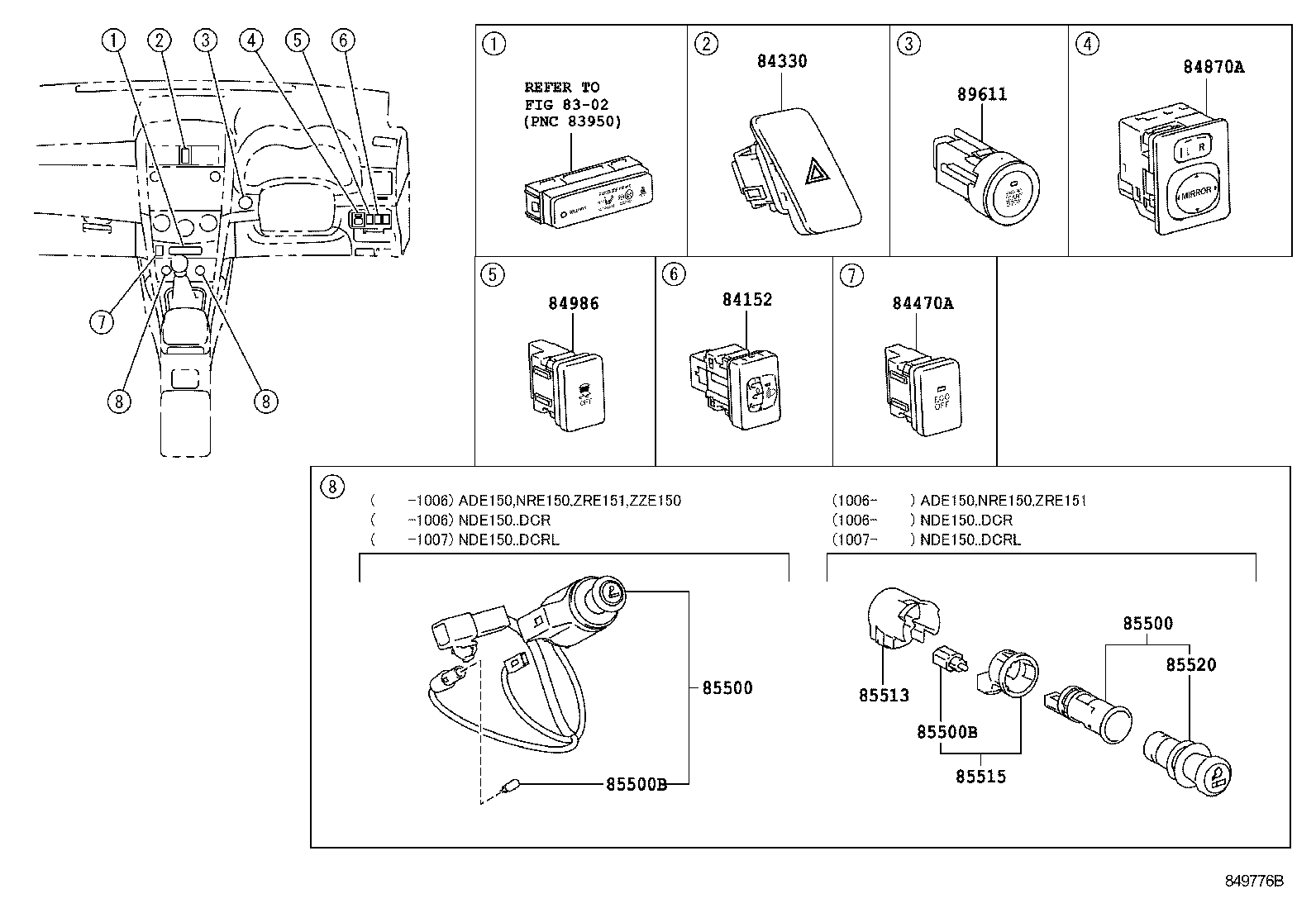 83320-02081 GAGE ASSY, FUEL SENDER product image