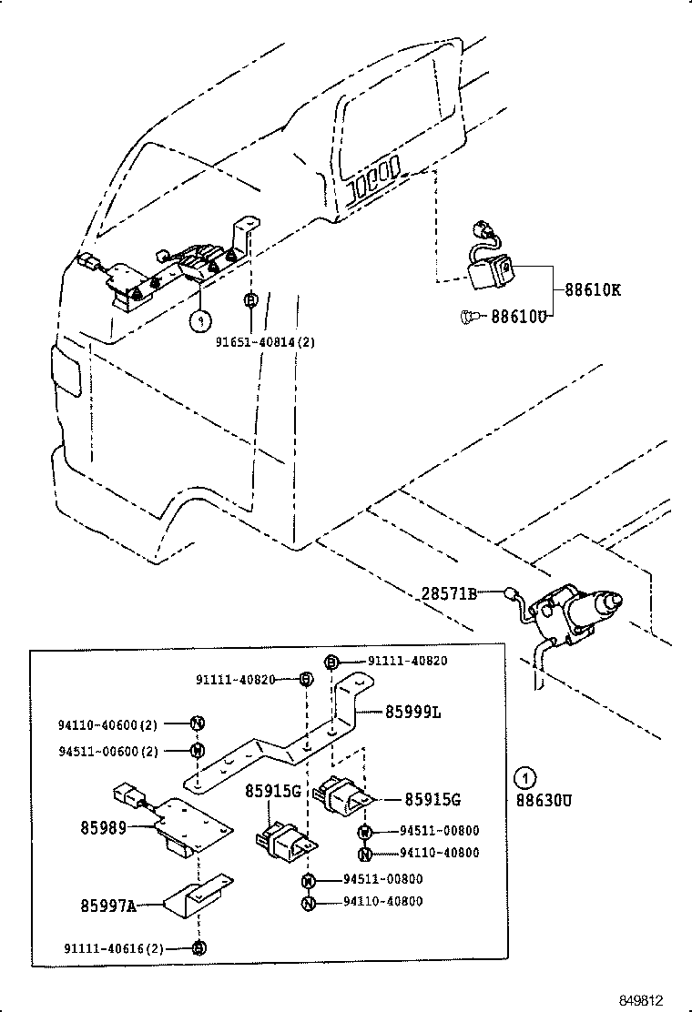 84280-93100 SWITCH ASSY, POWER TAKE-OFF CLUTCH product image