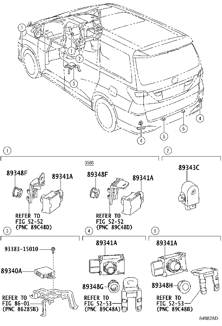 89340-58030 COMPUTER ASSY, CLEARANCE WARNING product image