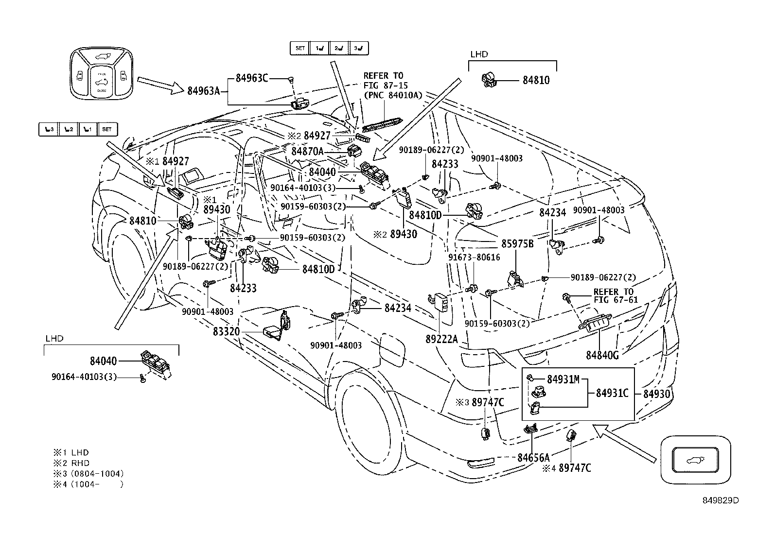 23080-31030 RESISTER, FUEL PUMP product image