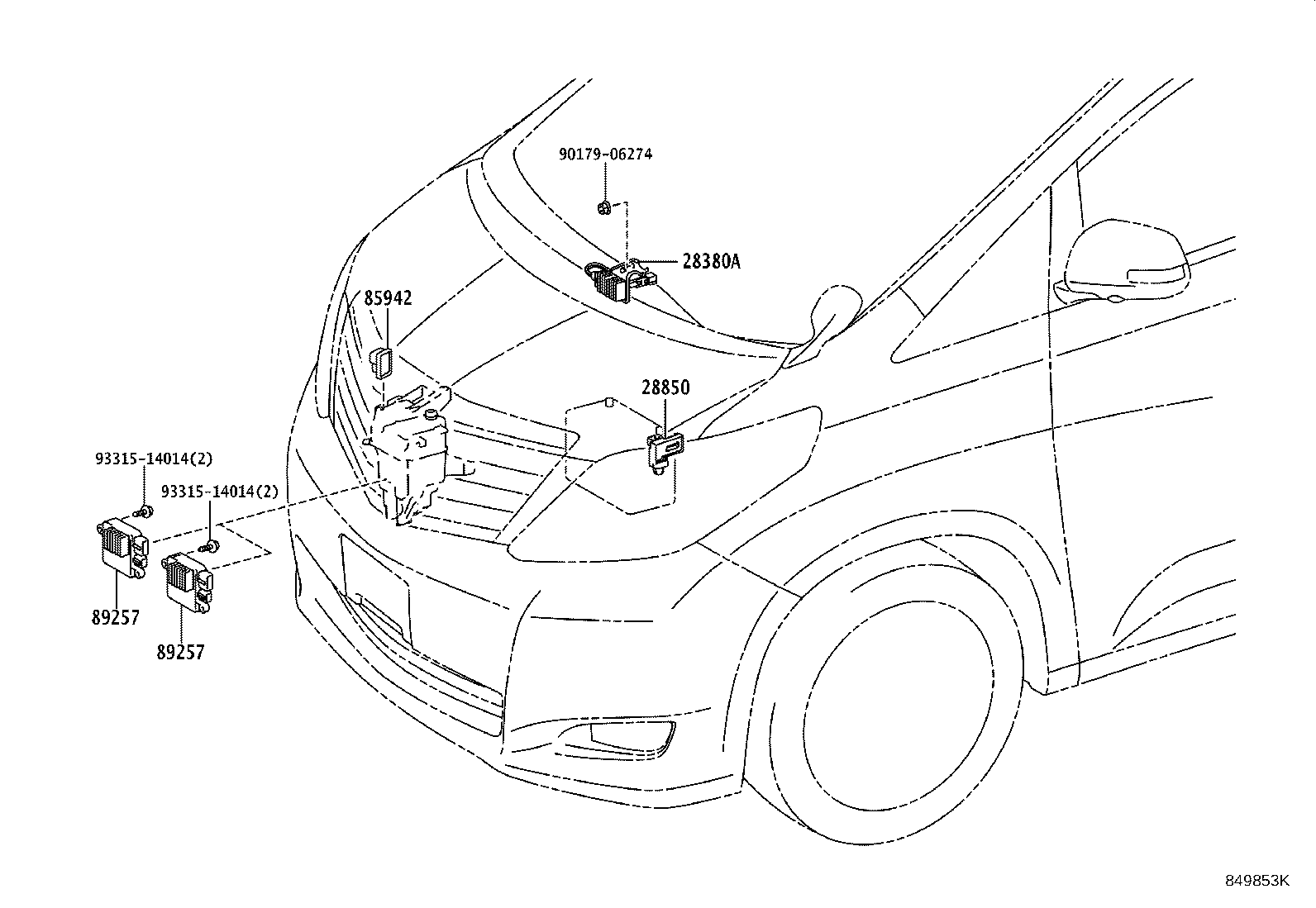 23080-31030 RESISTER, FUEL PUMP product image