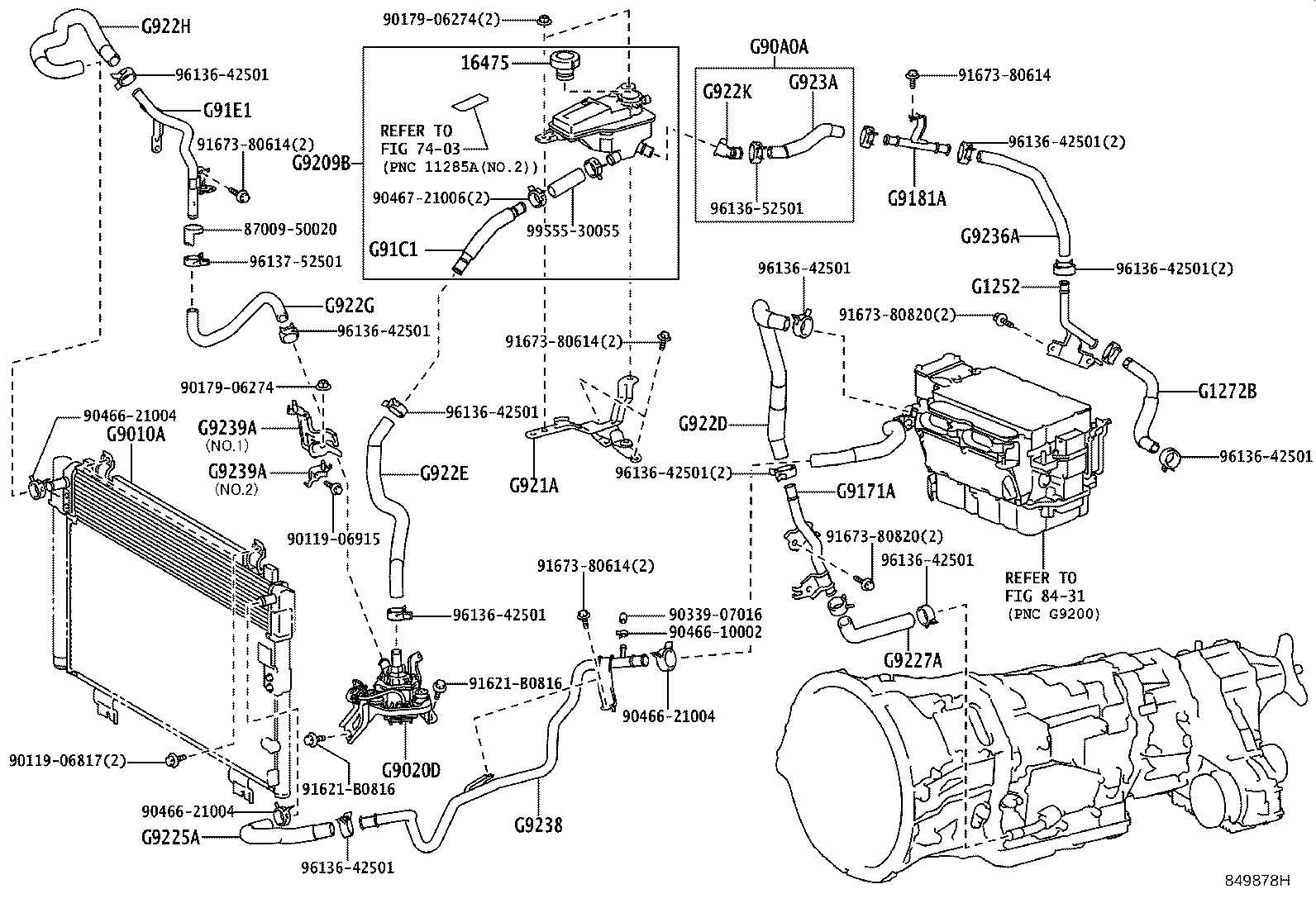 G9040-28010 PUMP ASSY, WATER W/MOTOR product image