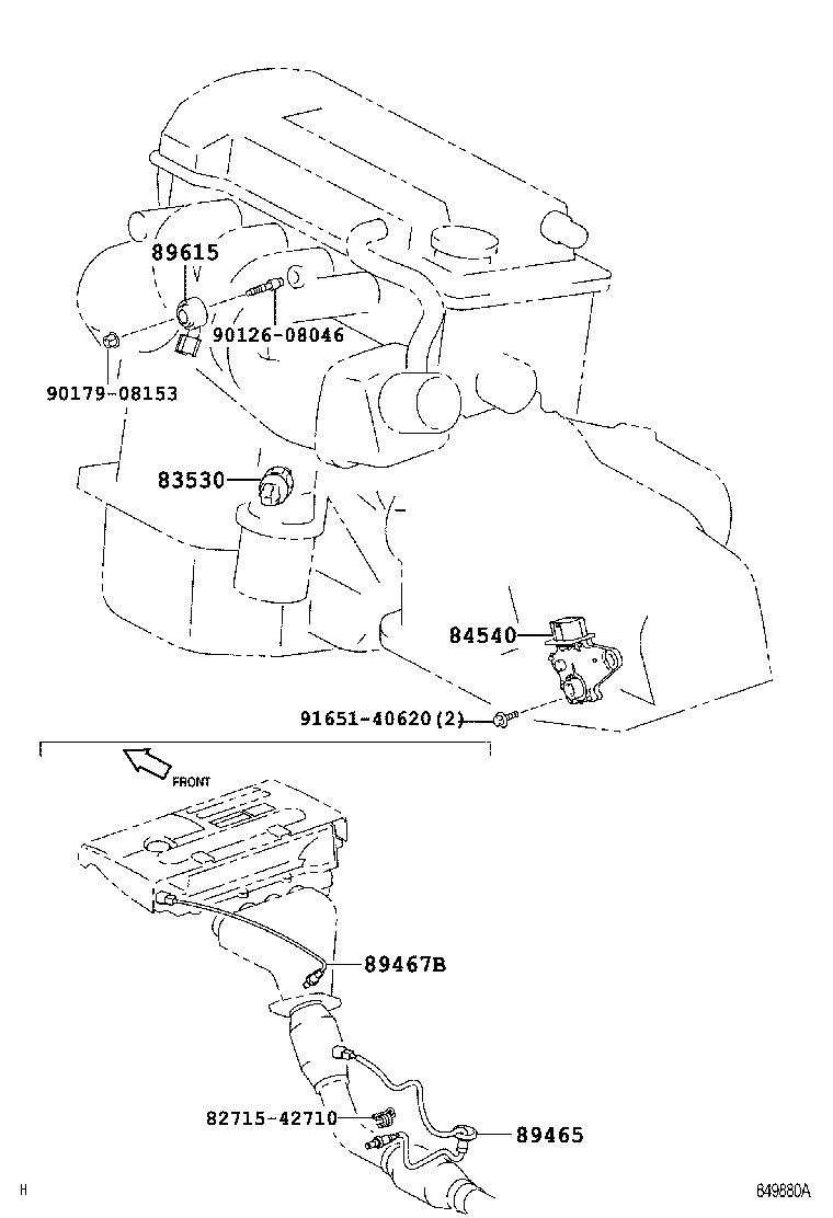 82741-63010 BLOCK, ENGINE ROOM RELAY product image