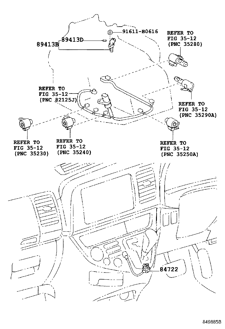 84722-68010 SWITCH, TRANSMISSION CONTROL product image