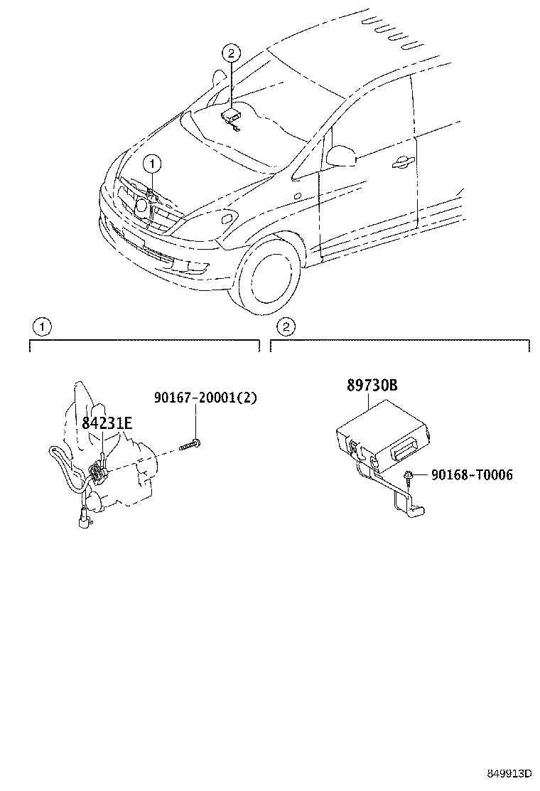 89780-71070 COMPUTER ASSY, TRANSPONDER KEY product image