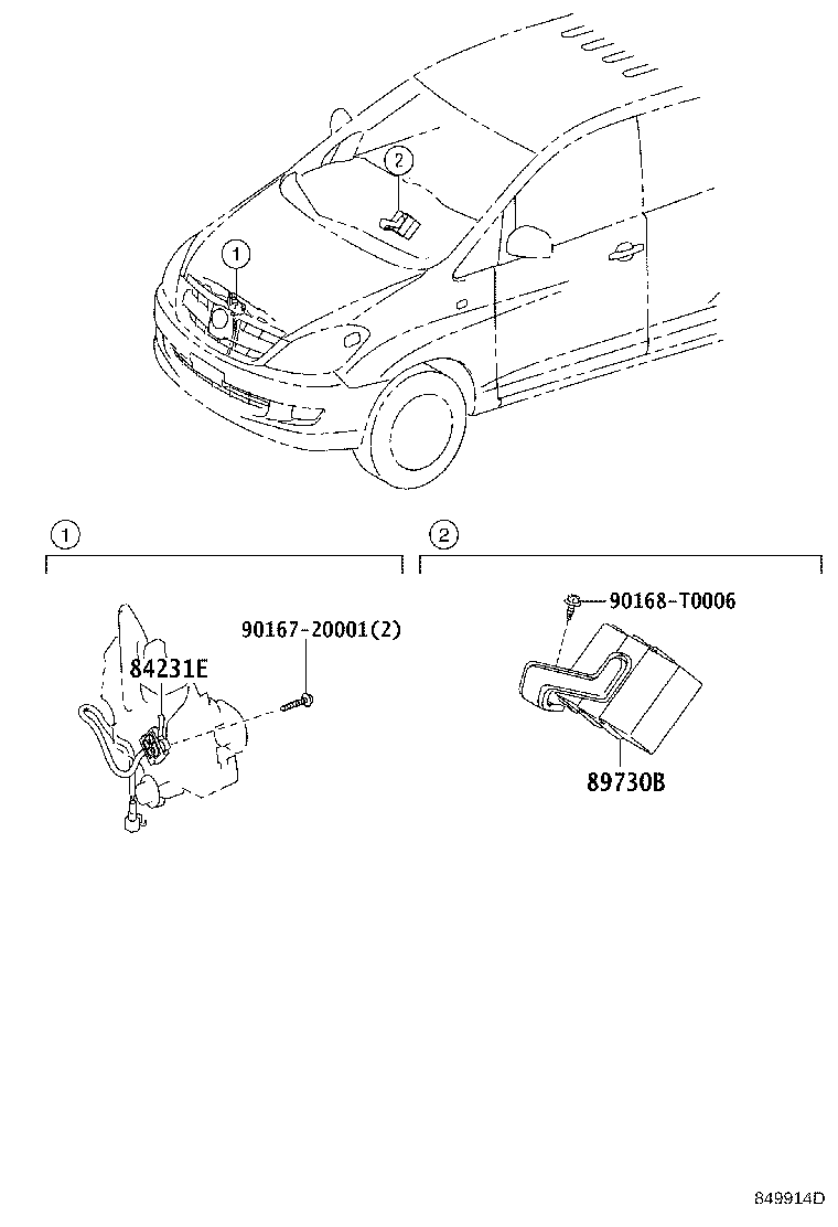 89780-71070 COMPUTER ASSY, TRANSPONDER KEY product image