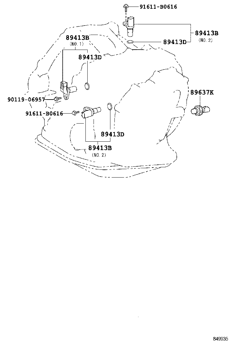 89413-52060 SENSOR, TRANSMISSION REVOLUTION product image
