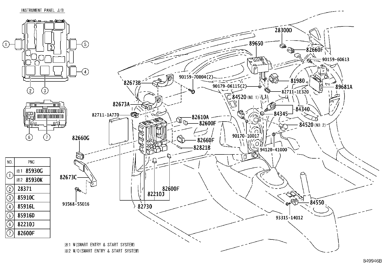 84140-52170 SWITCH ASSY, HEADLAMP DIMMER product image