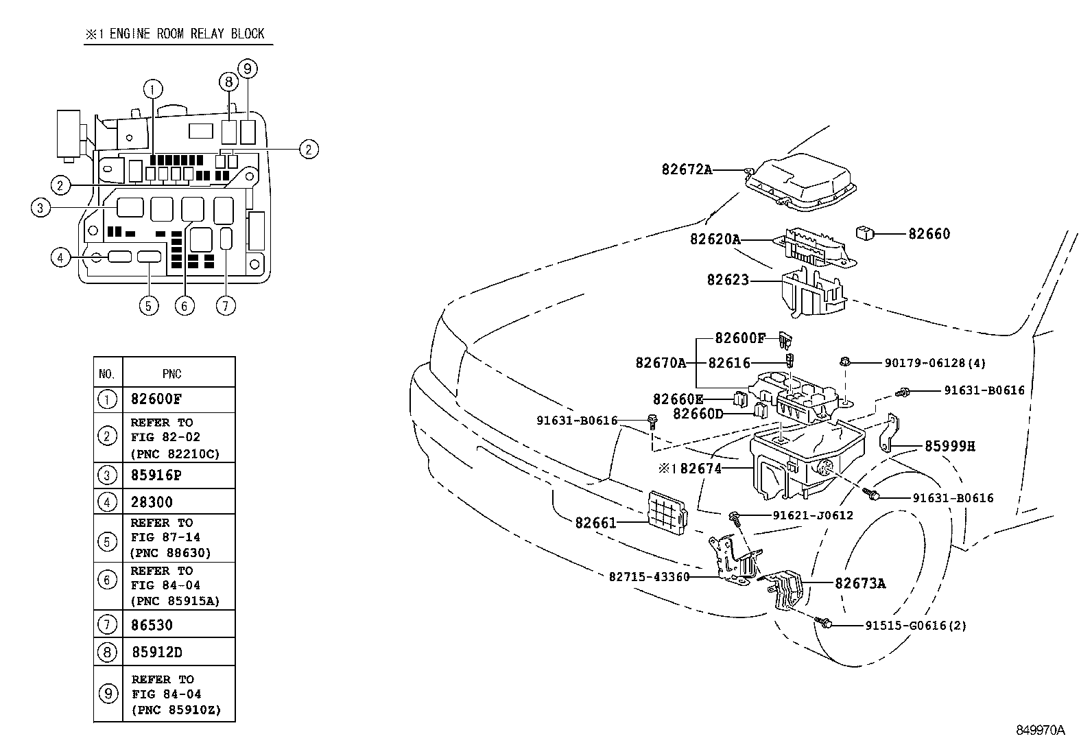 82602-43050 BLOCK SUB-ASSY, RELAY product image
