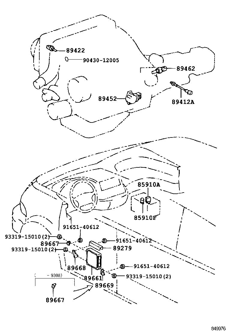 89412-28010 SENSOR, E.G.R GAS TEMPERATURE product image