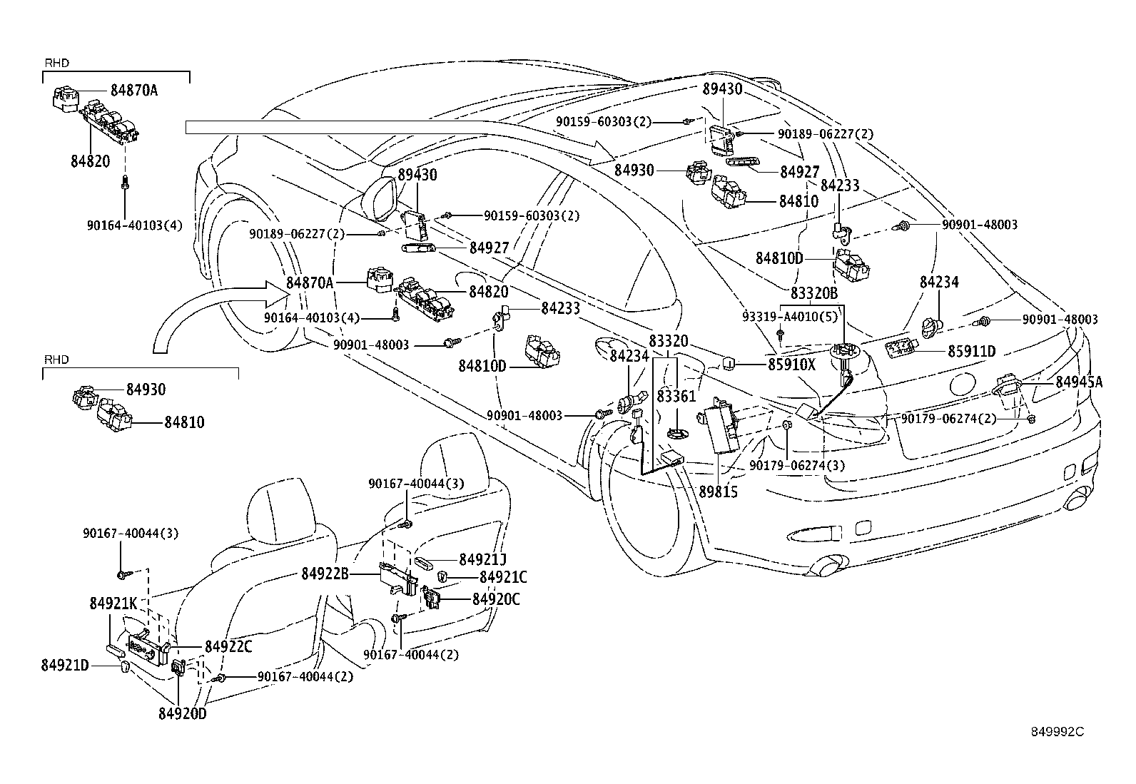 82730-53301 BLOCK ASSY, INSTRUMENT PANEL JUNCTION product image
