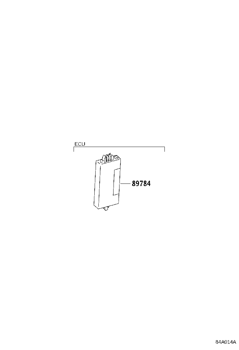 89784-28020 COMPUTER, IMMOBILIZER CODE product image