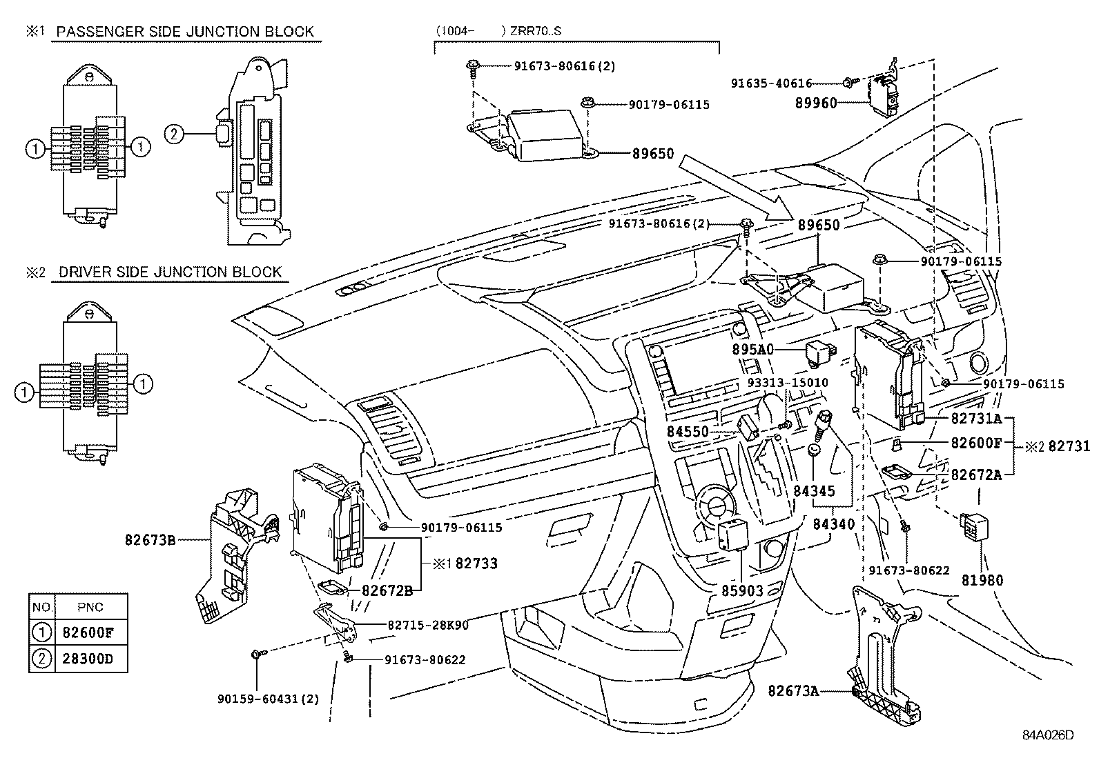 82610-28080 BLOCK ASSY, FUSE product image