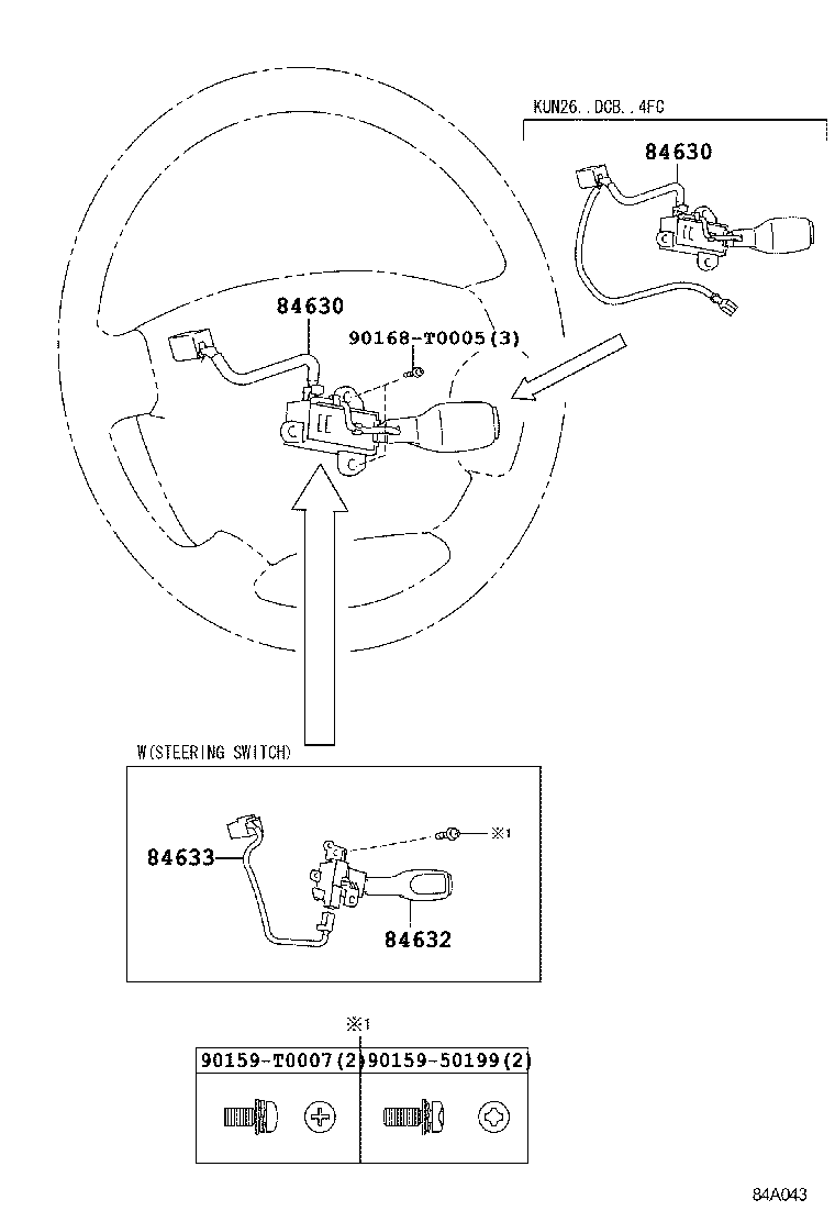84630-71030 SWITCH ASSY, CRUISE CONTROL MAIN product image
